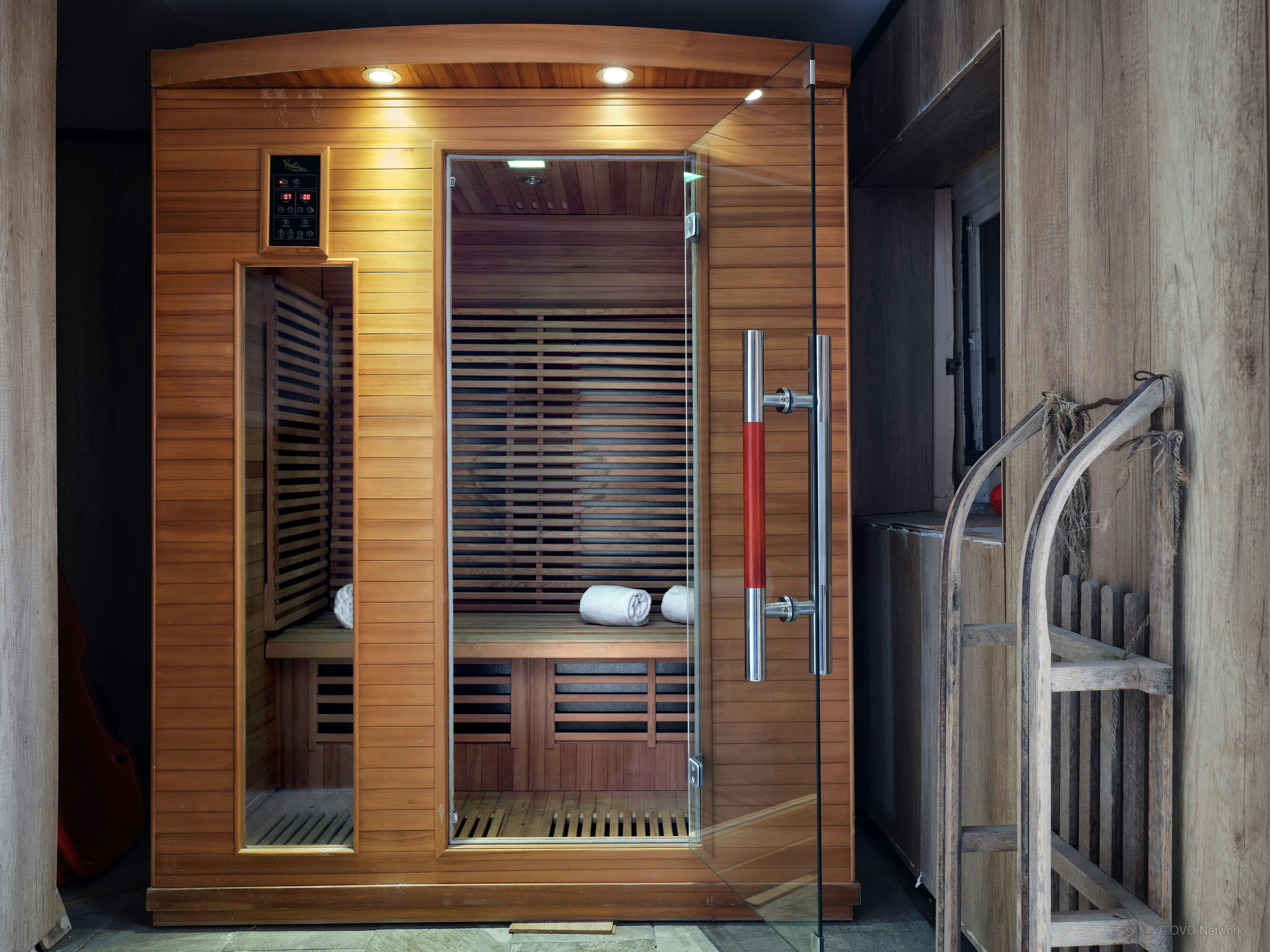 Chalet pour 8 au Val d’Arly avec terrasse et sauna
