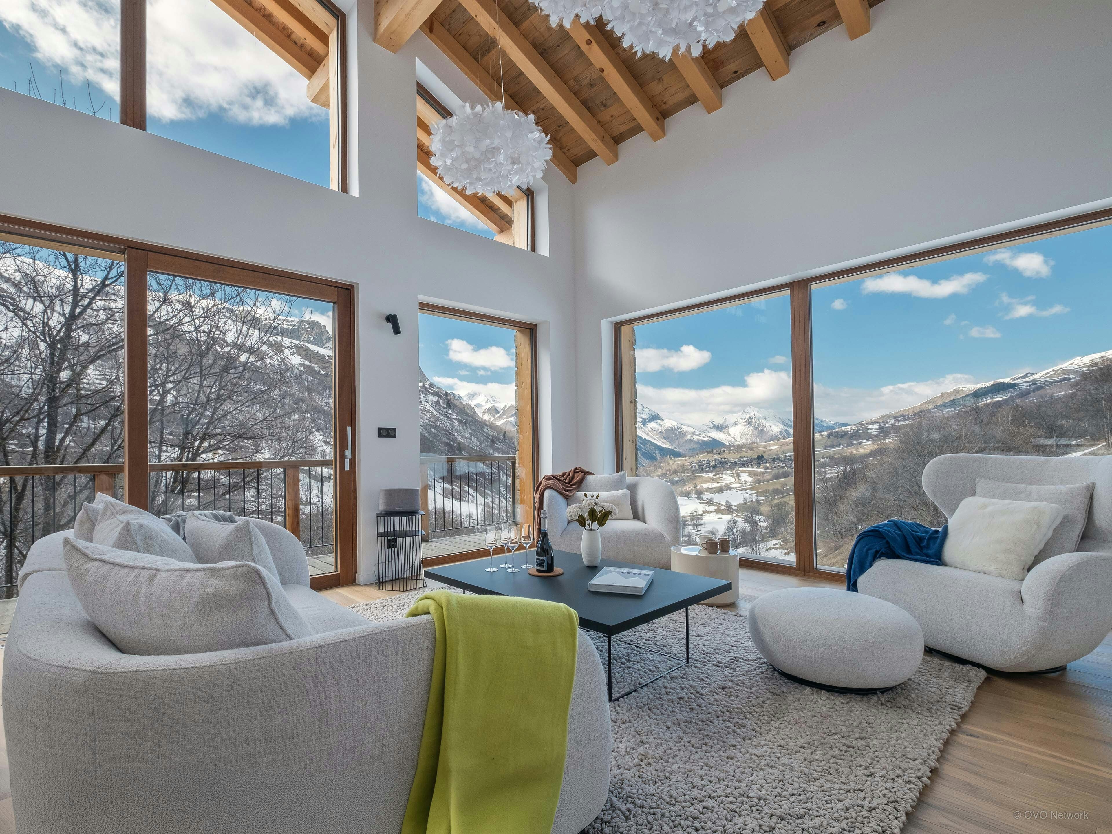 Chalet moderne et lumineux pour 10 aux Belleville