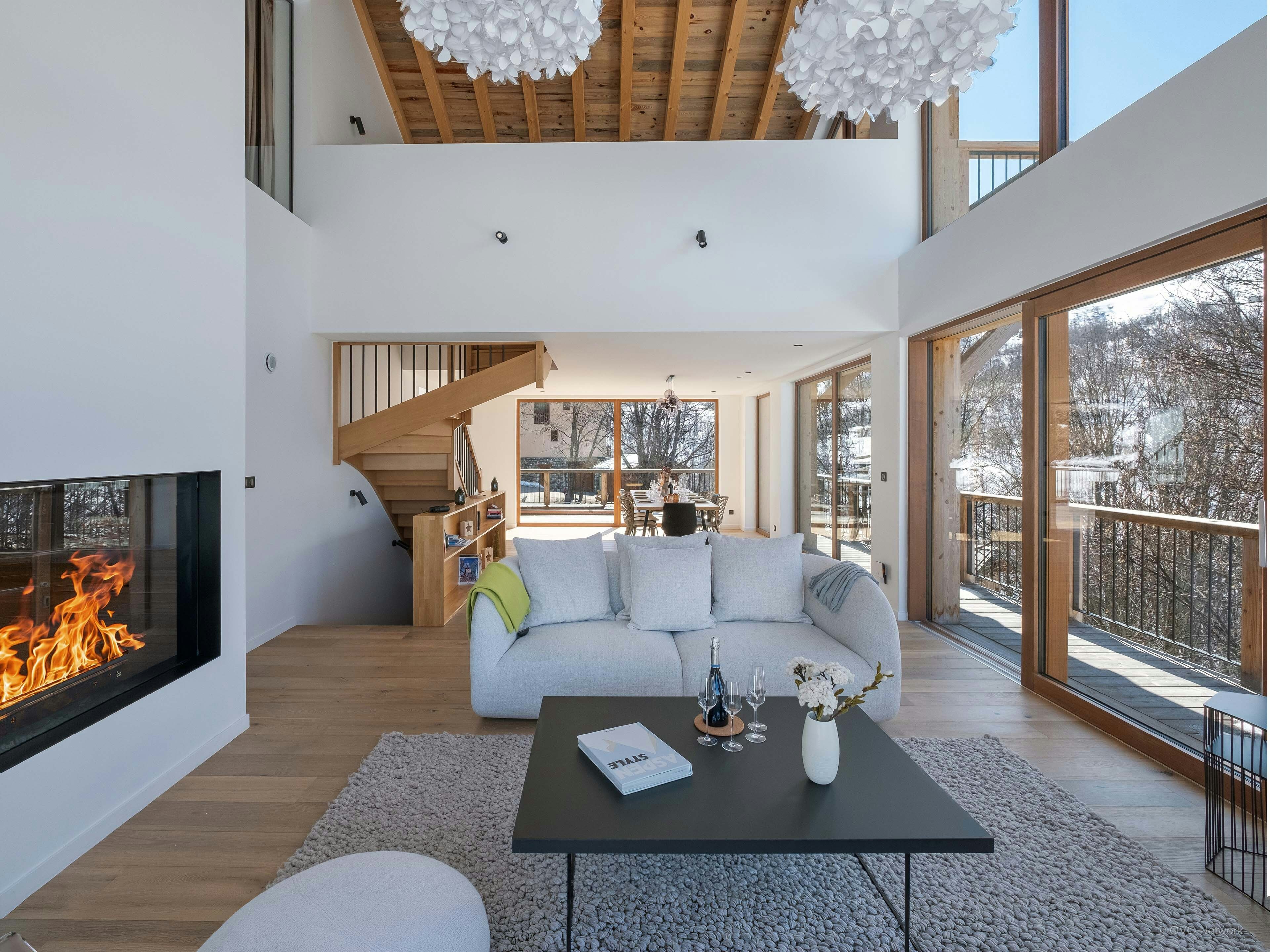 Chalet moderne et lumineux pour 10 aux Belleville