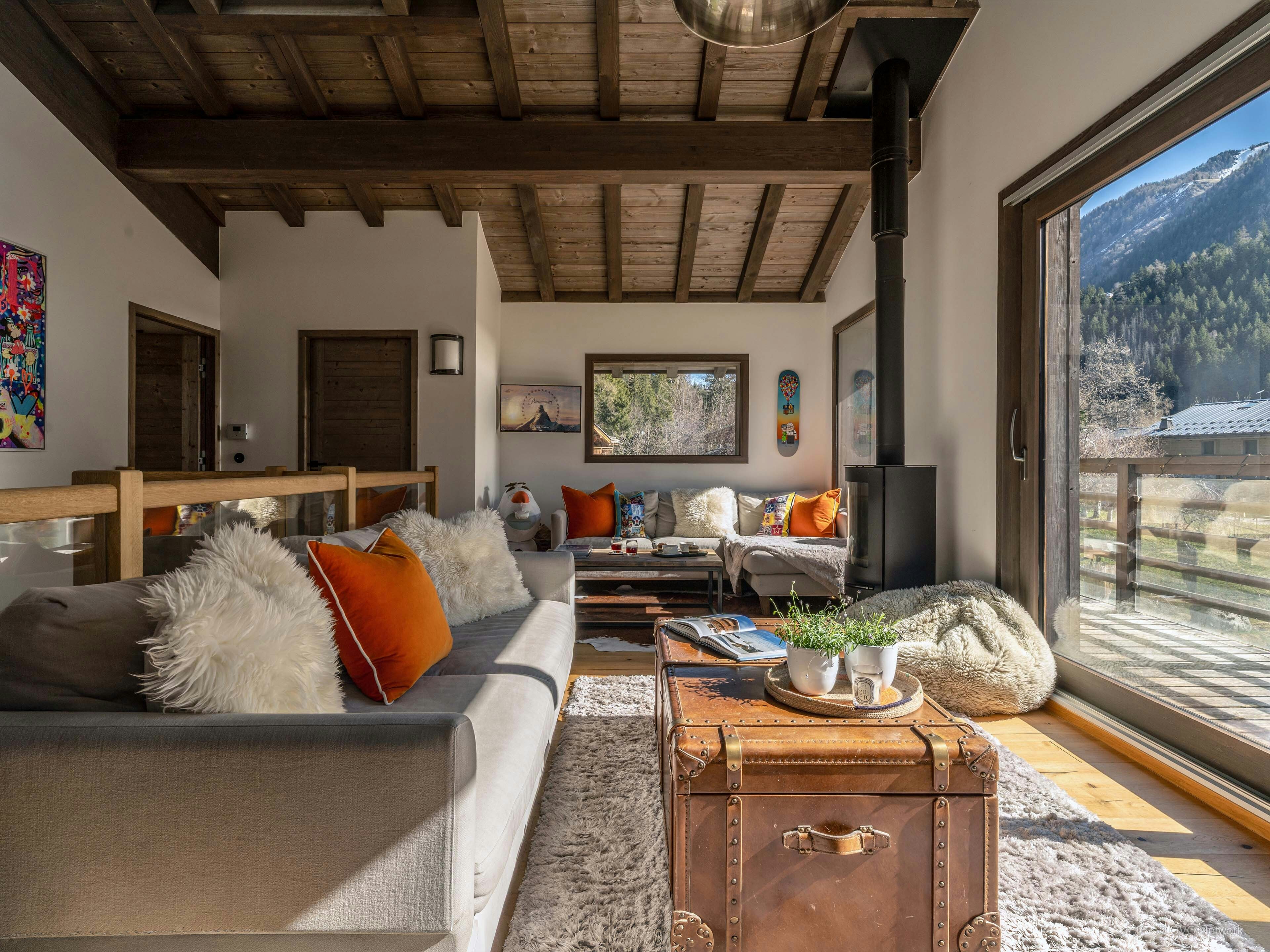 Chalet lumineux pour 6 avec local à skis, terrasse et jardin