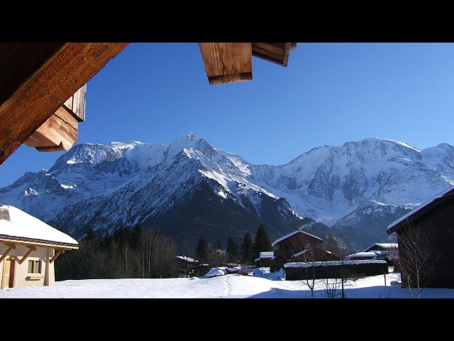 Chalet récent avec vue splendide