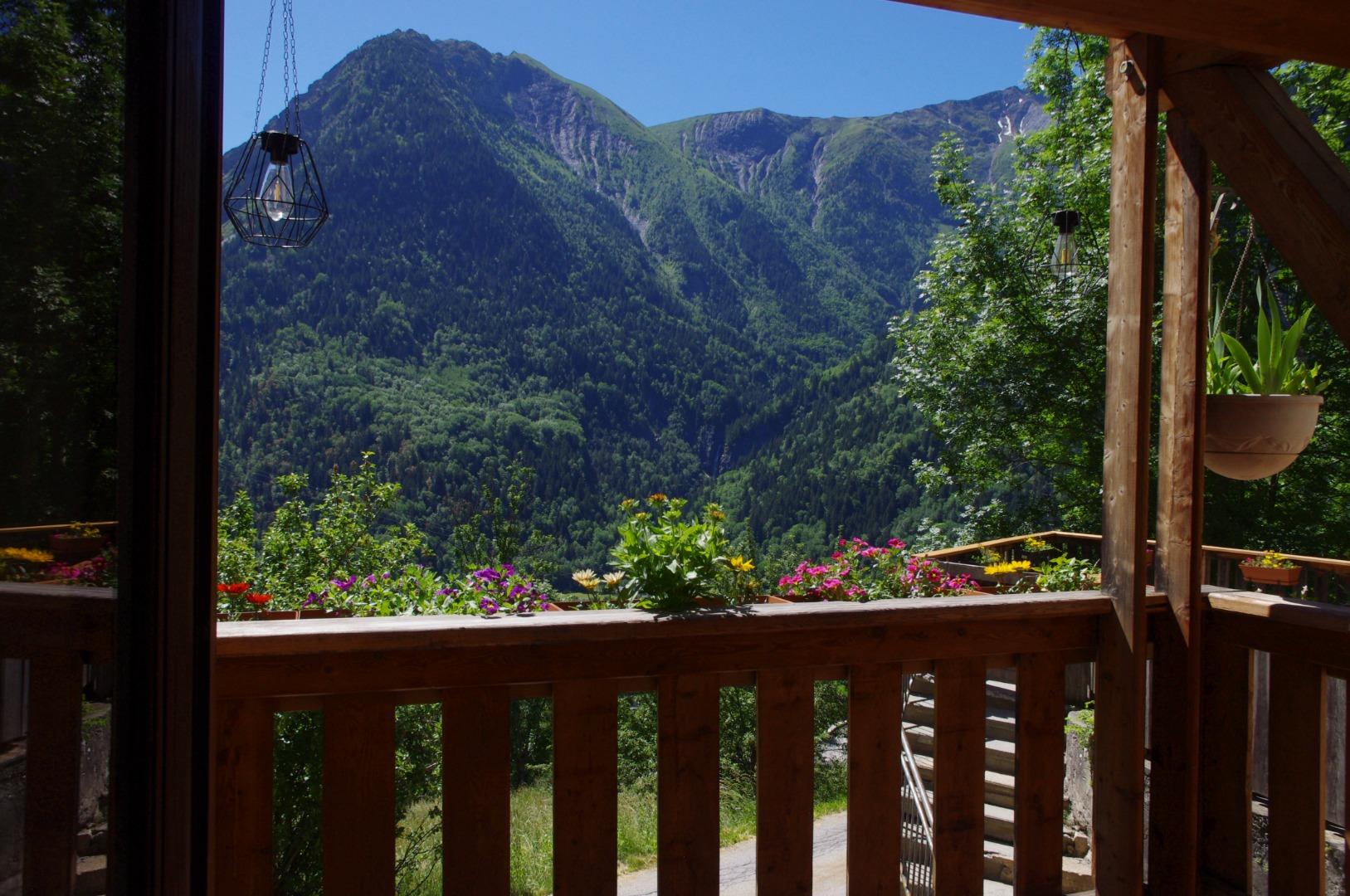 vue depuis le balcon
