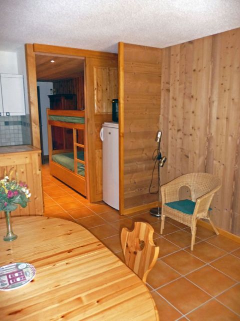 studio pour 4 personnes avec balcon face à la Meije