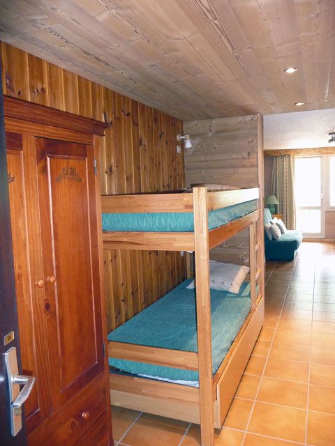 studio pour 4 personnes avec balcon face à la Meije