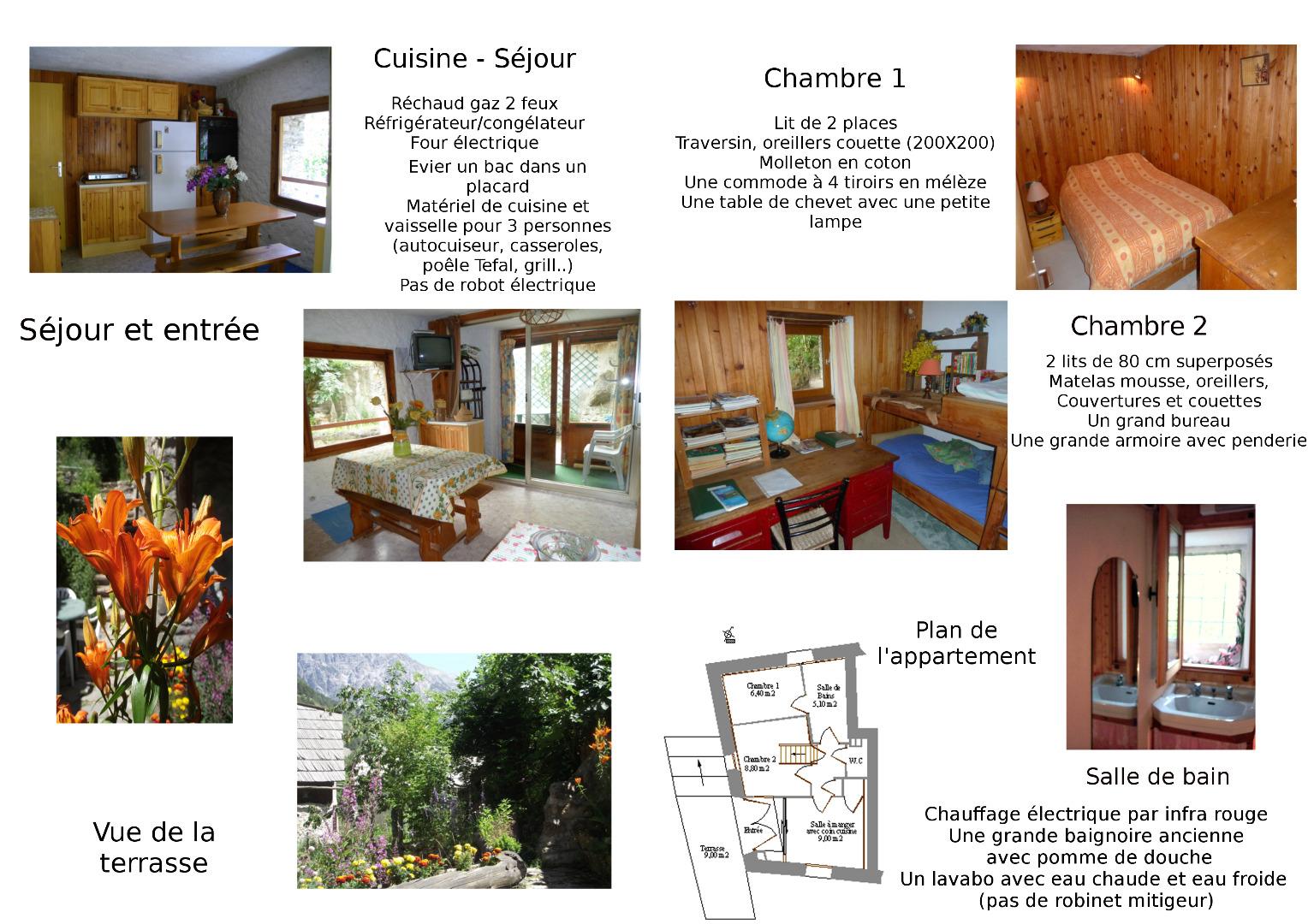 "LA MAISON DE SYLVIE" à CERVIERES  - village rural -                       