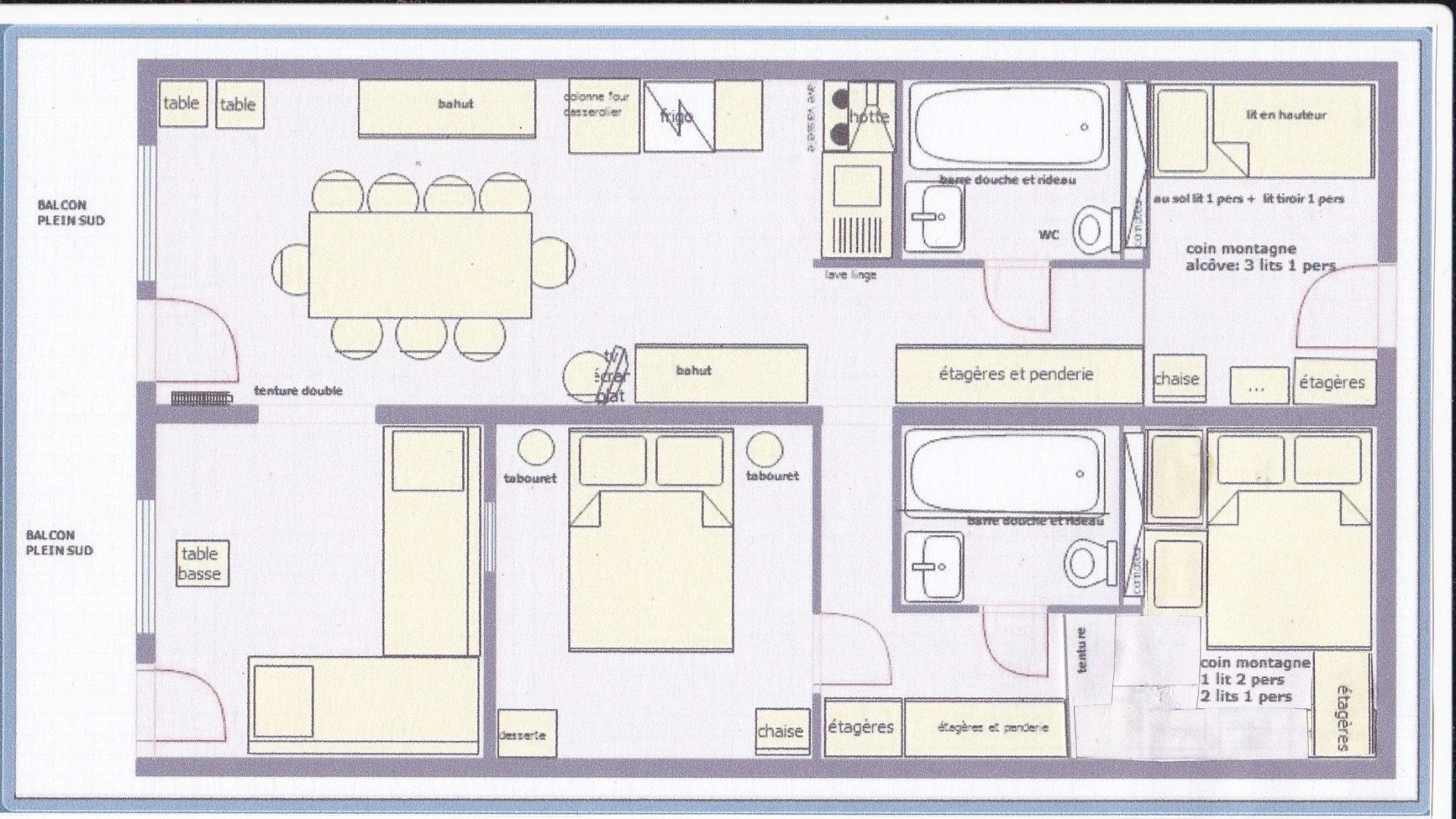 Bel appartement Varet sud au pied des pistes du Paradiski