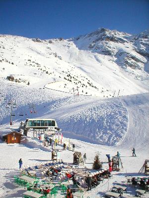 sur les pistes les arcs 2000