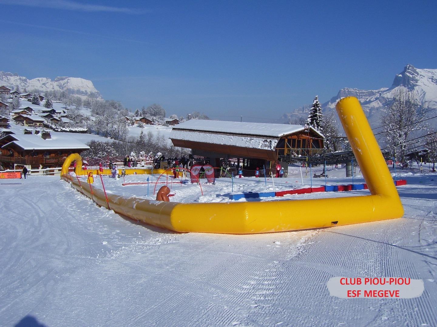LE BLANCHOT  sur les pistes de ski