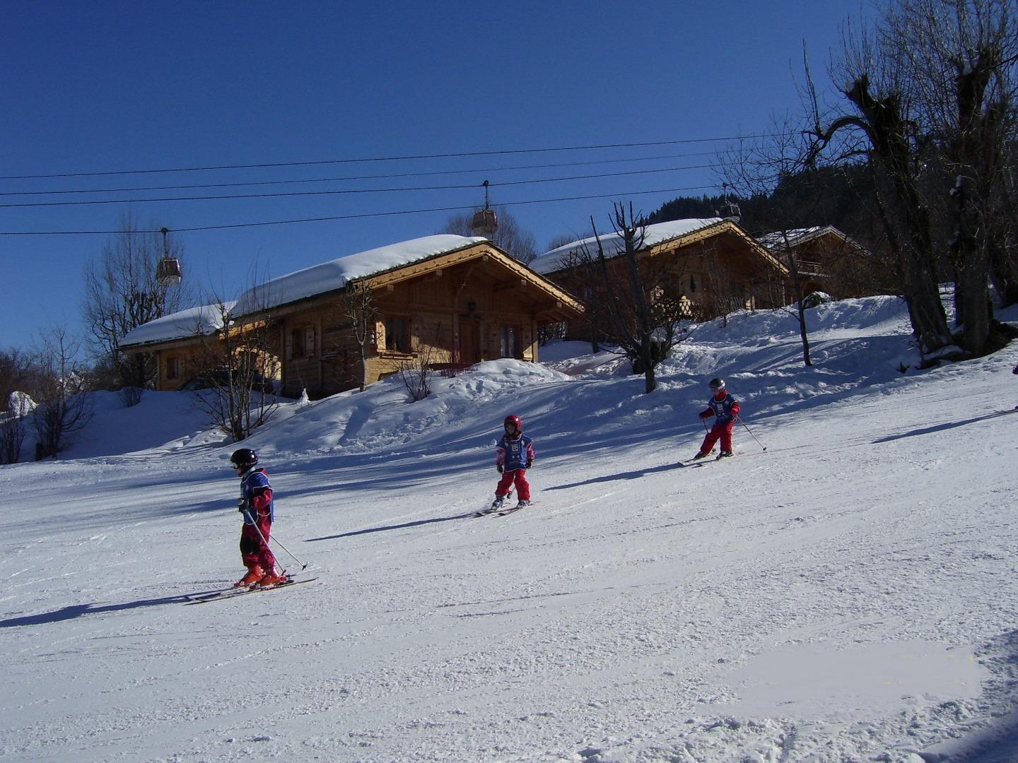 LE BLANCHOT  sur les pistes de ski