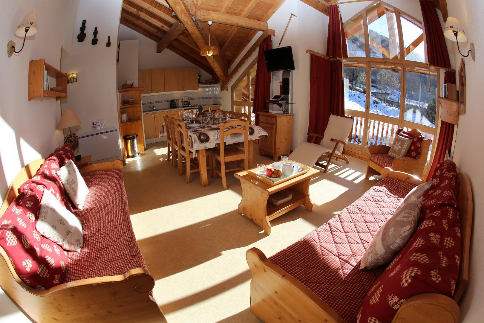 APPARTEMENT AMBIANCE CHALET 4* 85M2 8 PERS  VALLOIRE (SAVOIE)