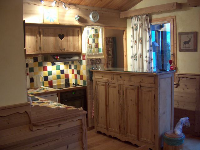 style chalet refait à neuf avec terrasse Courchevel 1550