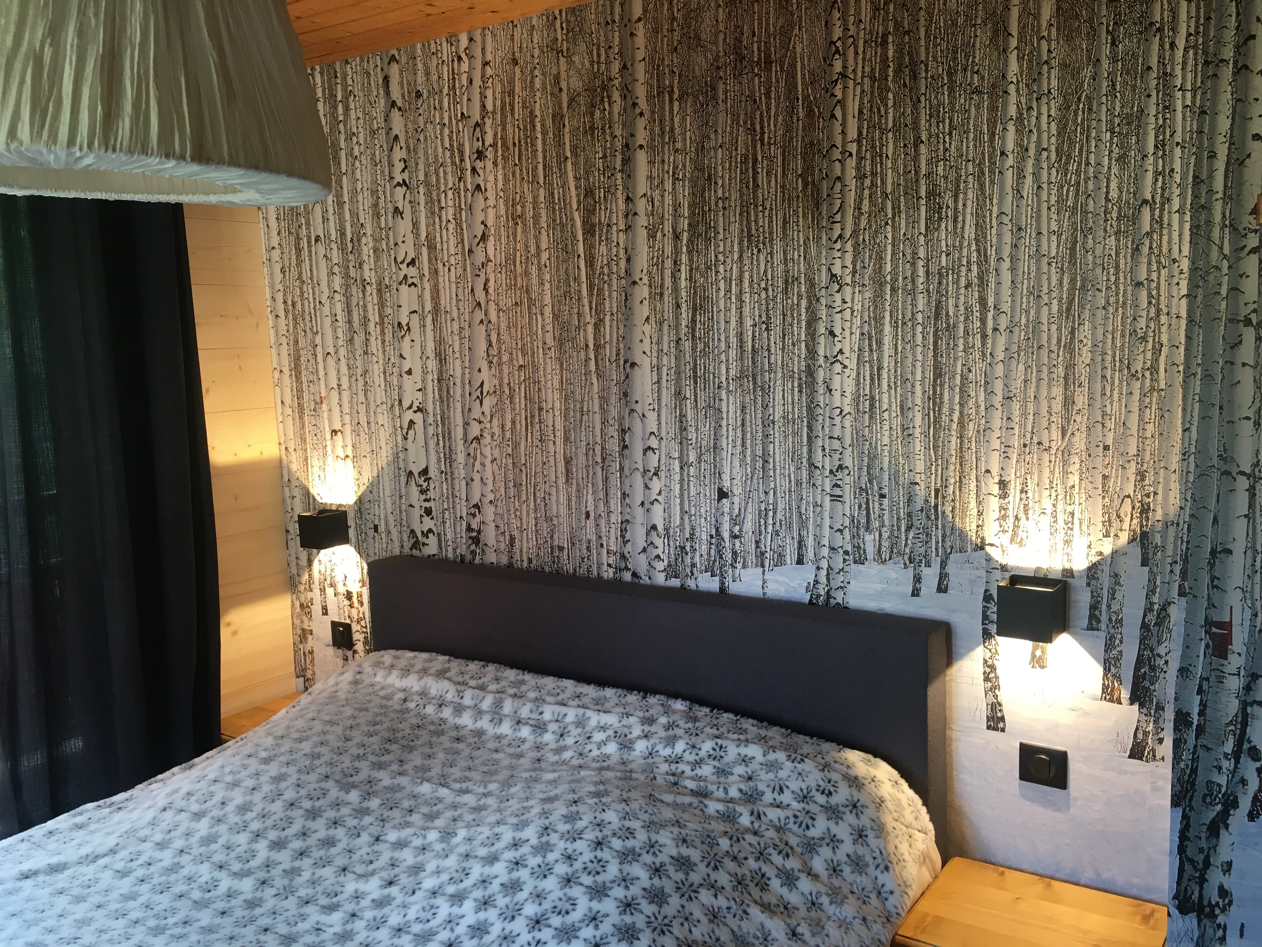 chambre 1 avec lit en 160, accès balcon