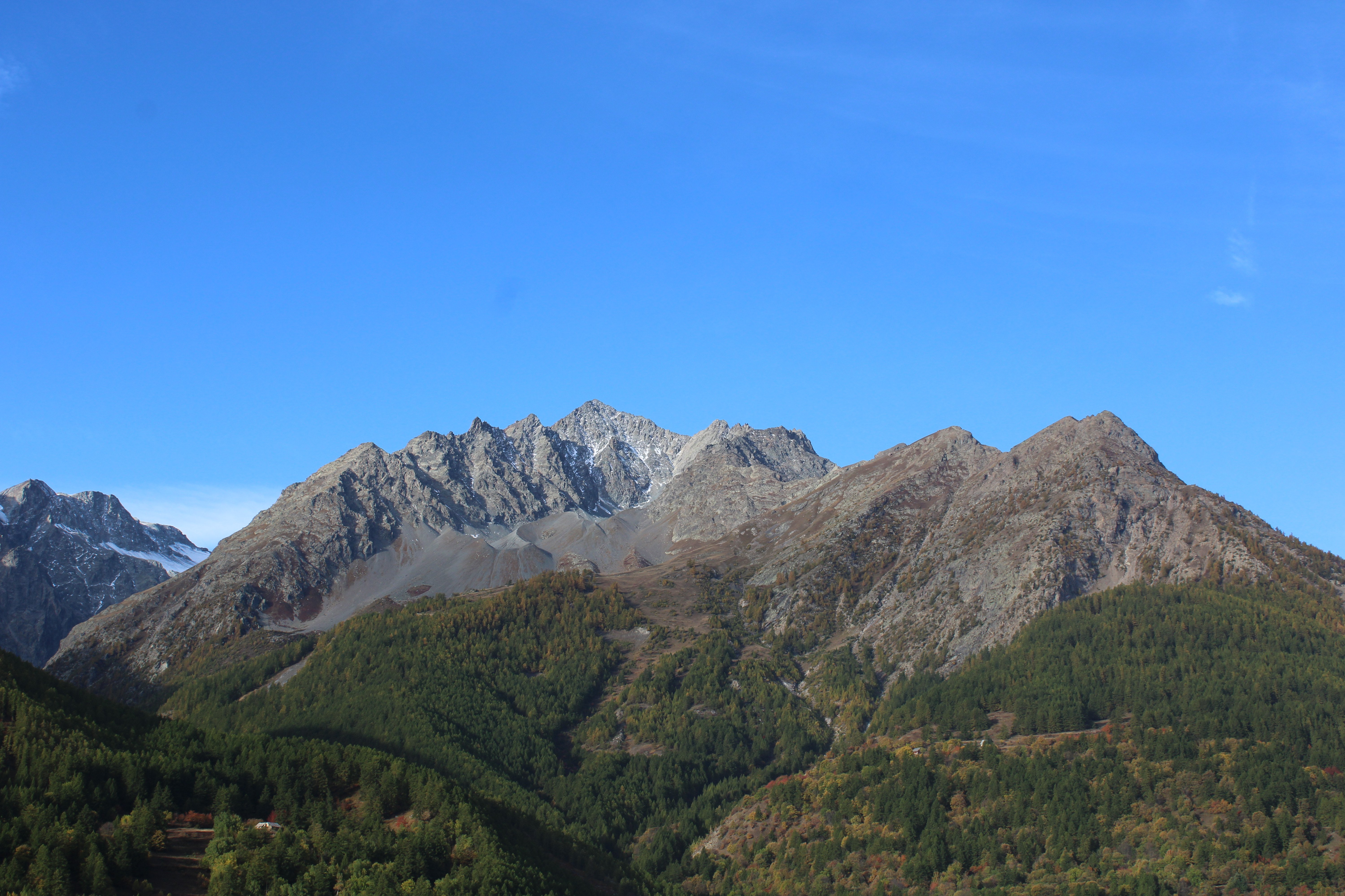 vue de la terrasse en été