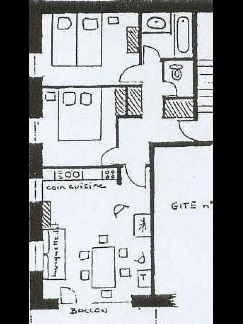 Plan du gîte "Lévanna 3"