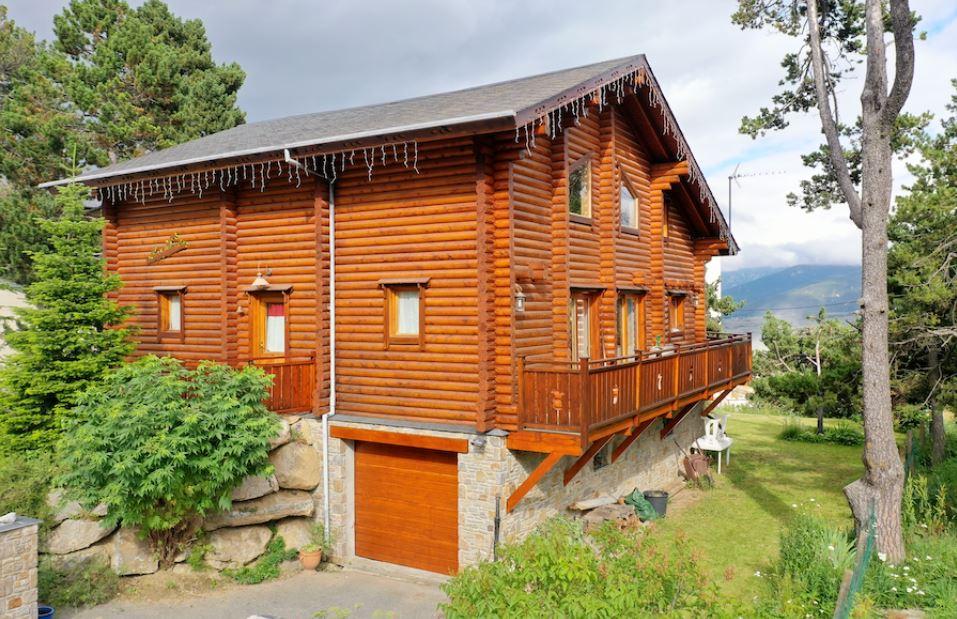 Le chalet l'été avec vue sur la CERDAGNE