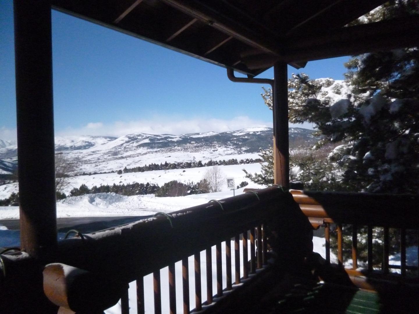 Vue  imprenable sur la Cerdagne   Hiver