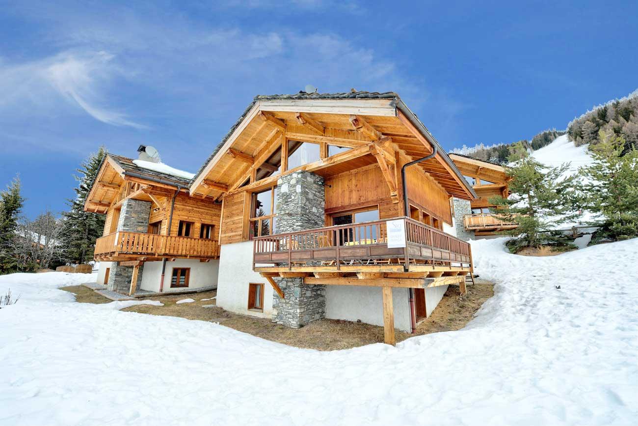 Chalets Alpaca à Plan-Peisey (altitude 1650m) 6 à 9 personnes 135m²
