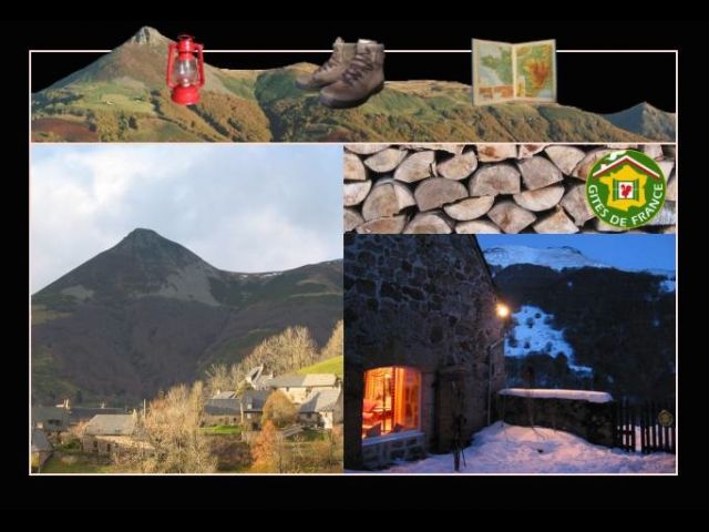 Gîte  au super lioran la Pierre du Loup * calme nature et panorama *