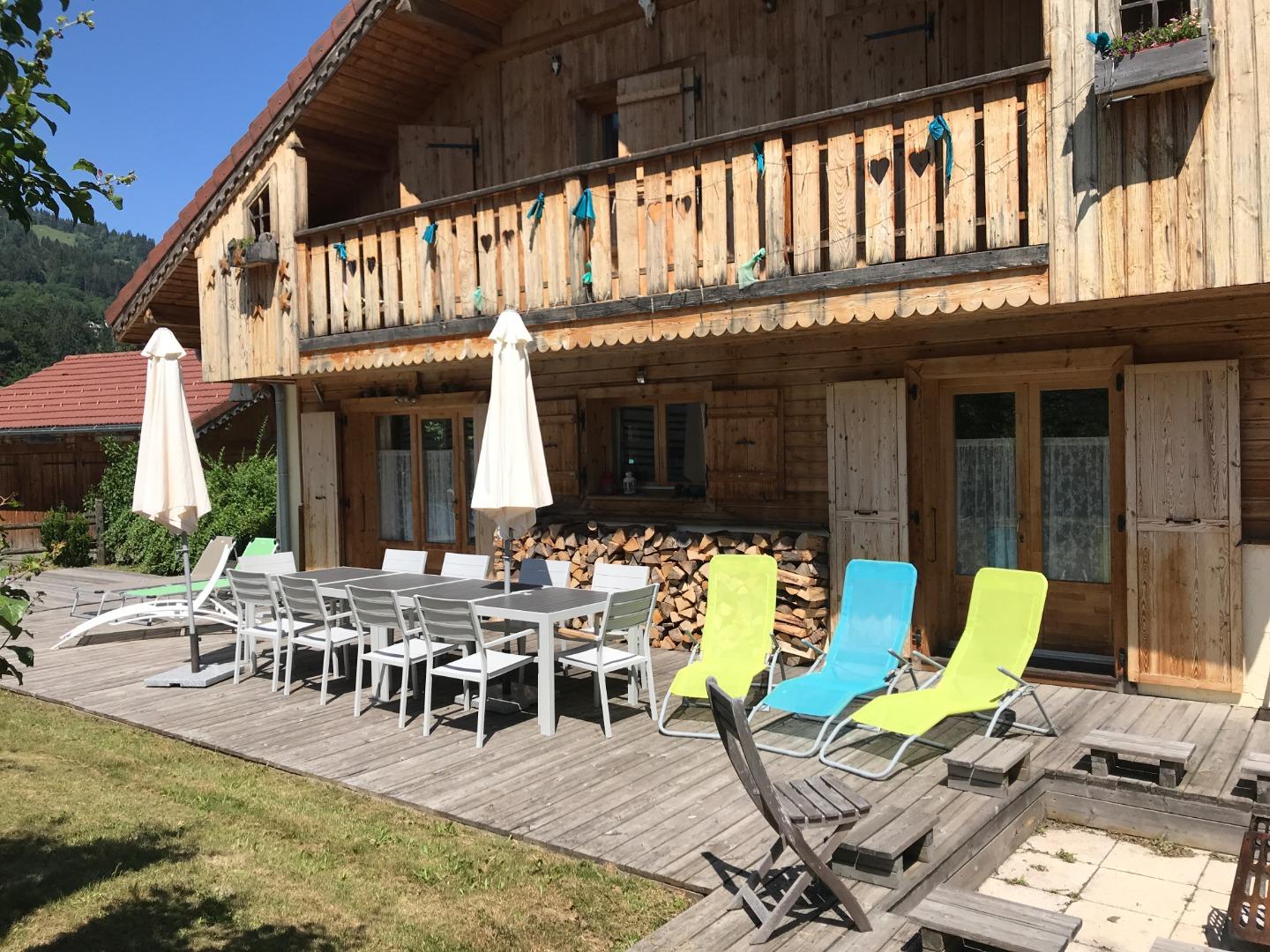 Chalet confortable avec spa de nage et sauna à Saint Gervais les Bains proche Megève et Chamonix