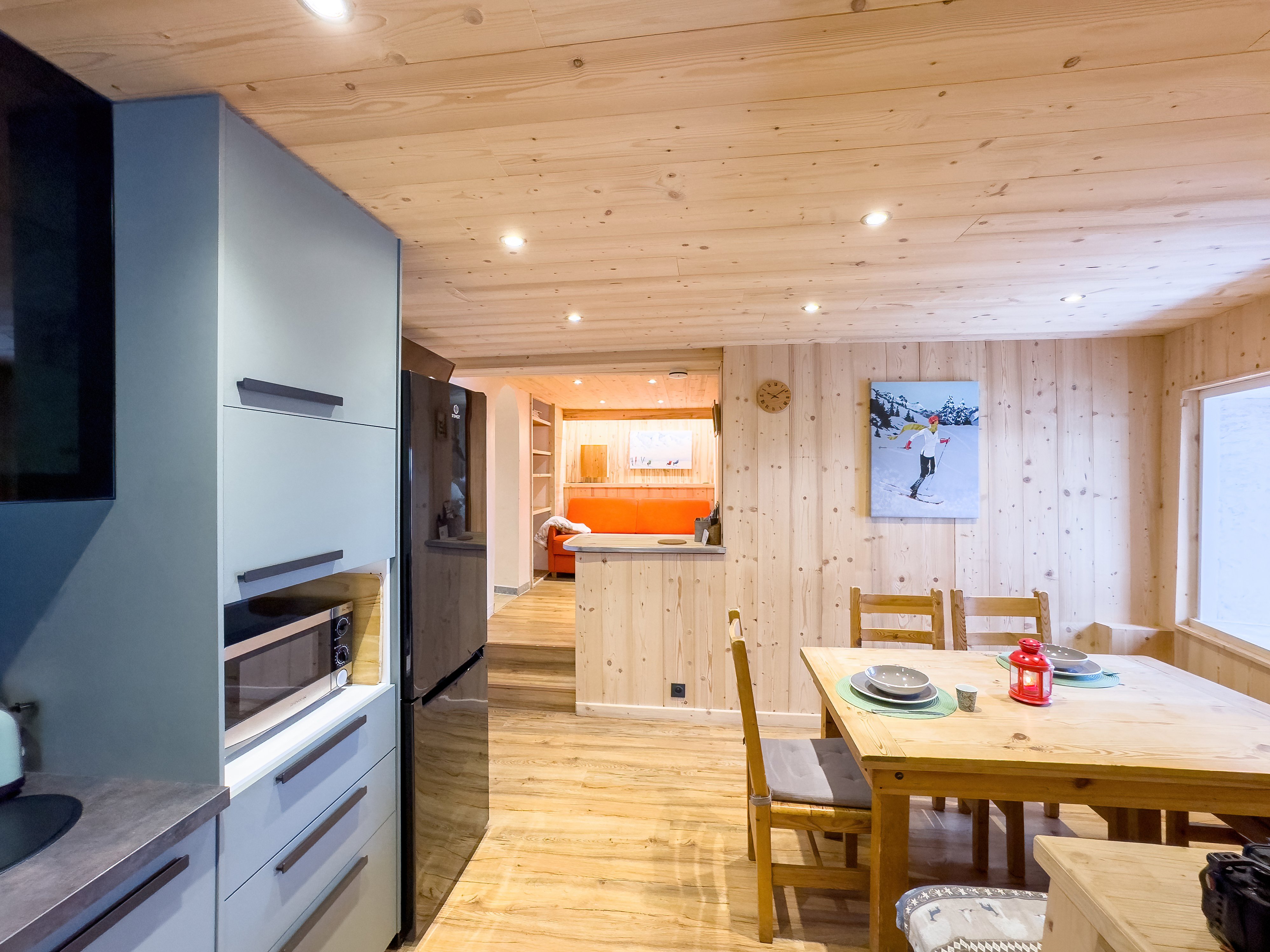 Les Grangettes *** à 200 m des pistes, des Grands Bains chauds et de tous les commerces, séjour sans voiture