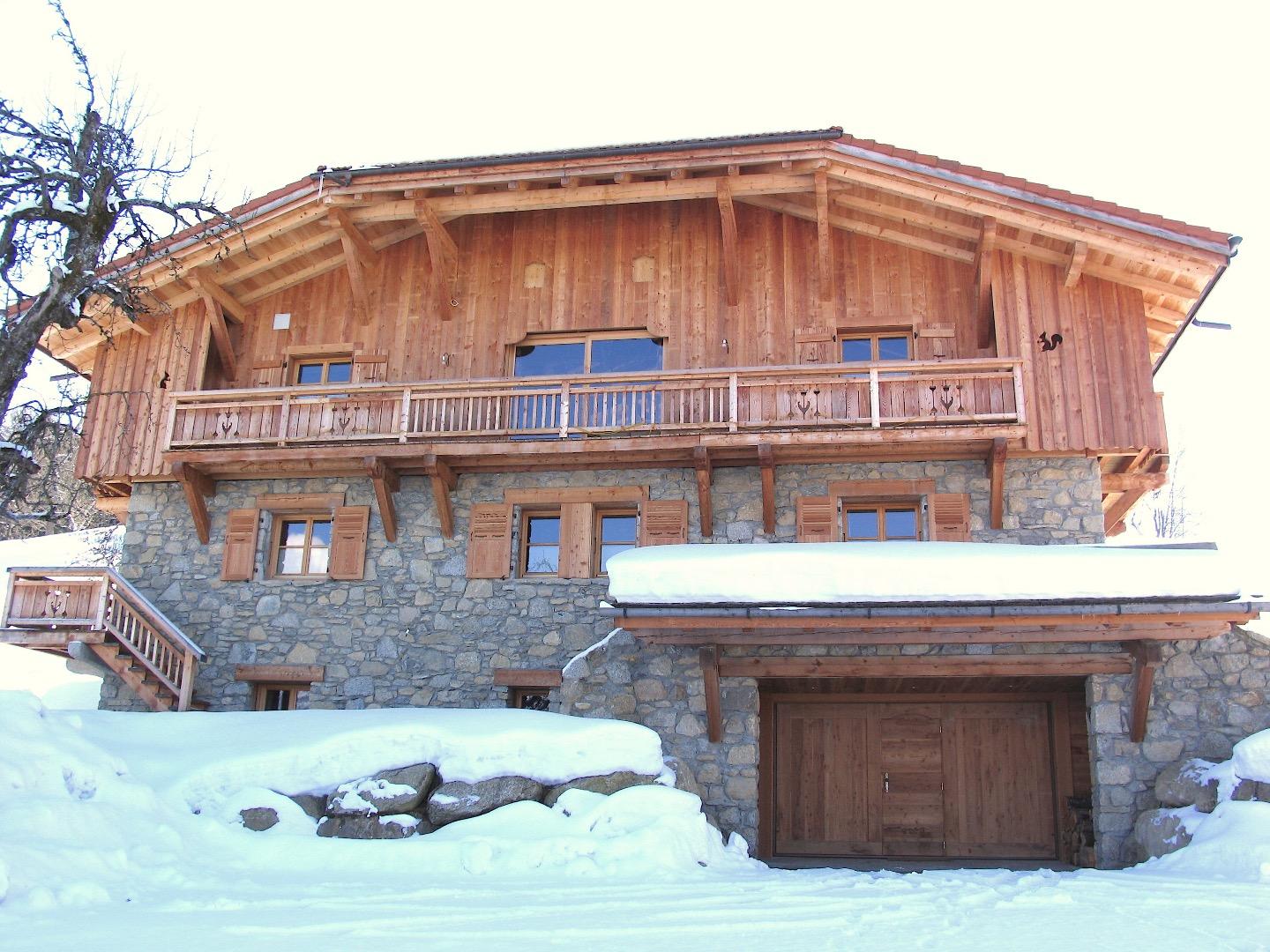 Chalet d'exception - Vue Mont-Blanc superbe  - Situation dominante - Sans vis à vis (15 personnes)