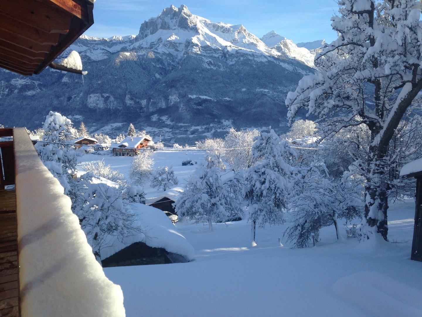 Chalet d'exception - Vue Mont-Blanc superbe  - Situation dominante - Sans vis à vis (15 personnes)