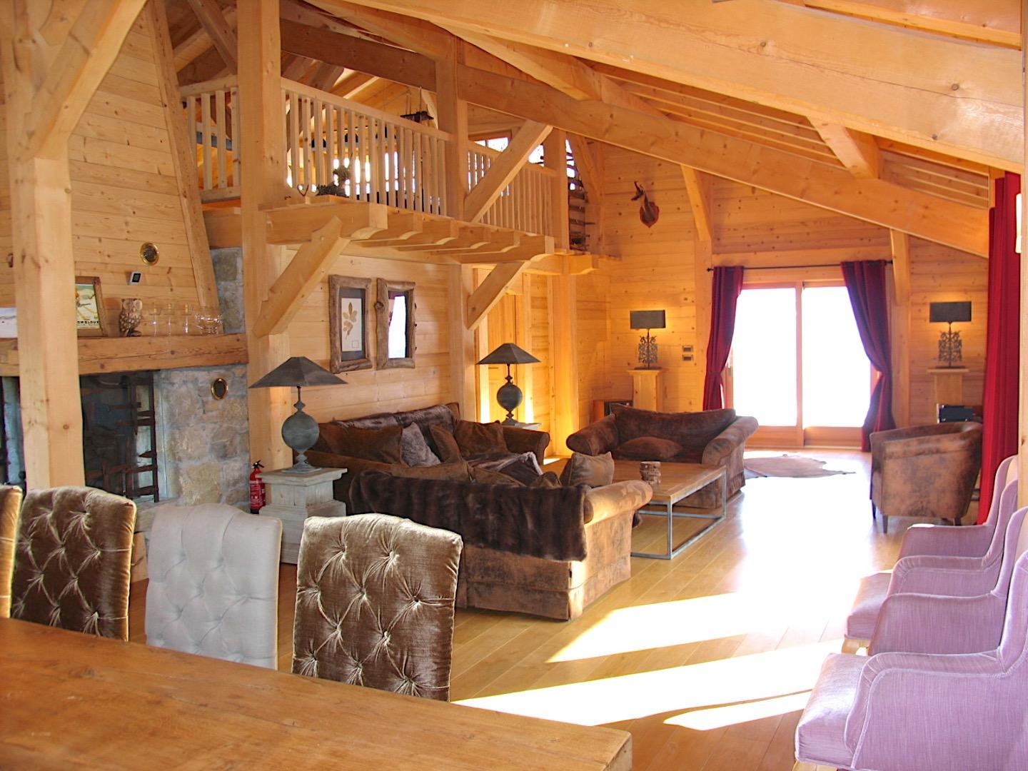 Chalet d'exception - Vue Mont-Blanc superbe  - Situation dominante - Sans vis à vis (15 personnes)