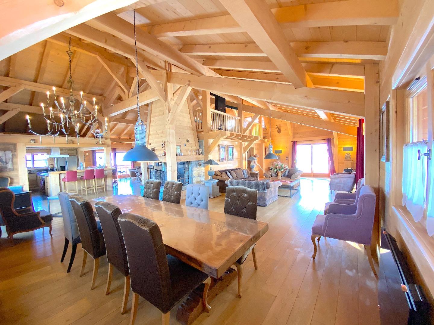 Chalet d'exception - Vue Mont-Blanc superbe  - Situation dominante - Sans vis à vis (15 personnes)