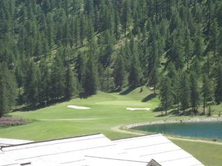 Vue du golf depuis le balcon