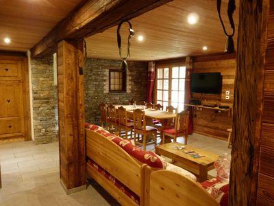 CHALET LA TUILIERE 5 étoiles  sauna 5 chambres