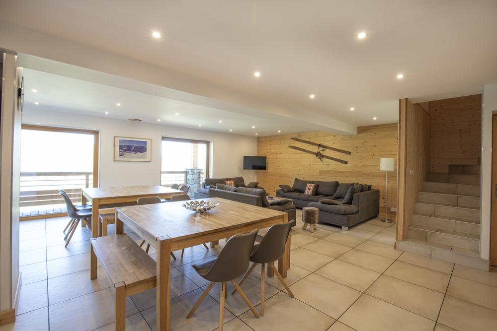 Chalet 15 pers 4 étoiles - 6 chambres spacieuses - Accès navettes gratuites pistes