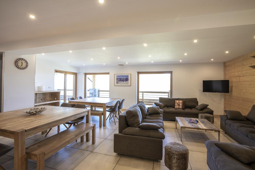 Chalet 15 pers 4 étoiles - 6 chambres spacieuses - Accès navettes gratuites pistes