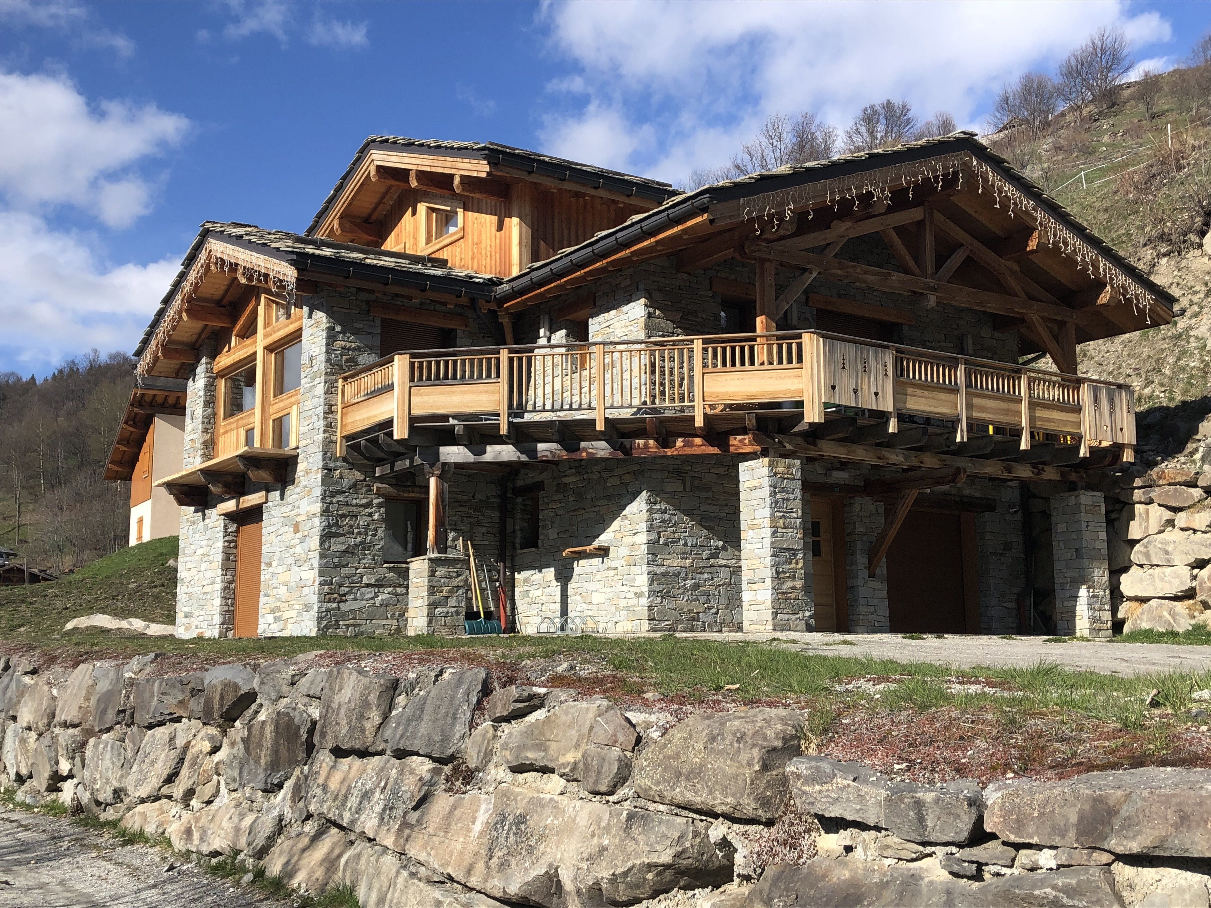 Le Prestige Chalet individuel 5* SPA sauna bar bay-foot