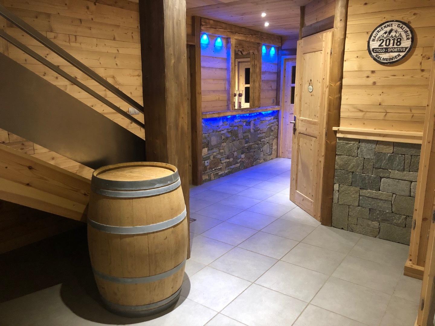 Le Prestige Chalet individuel 5* SPA sauna bar bay-foot