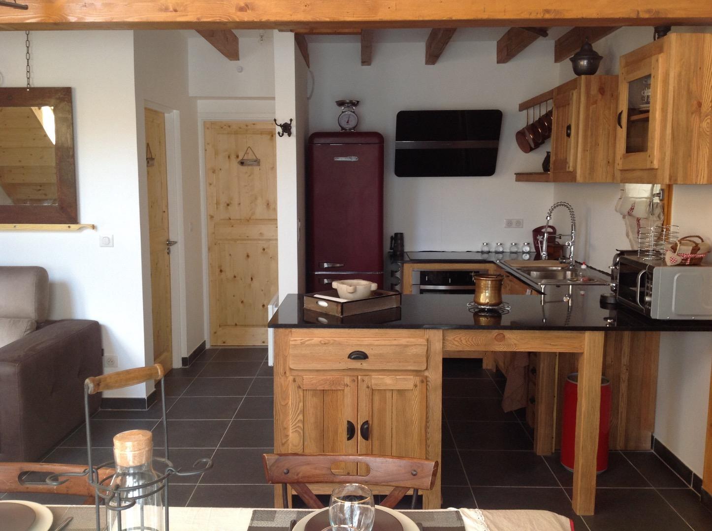 Chalet moderne 6 personnes - Séjour sans voiture