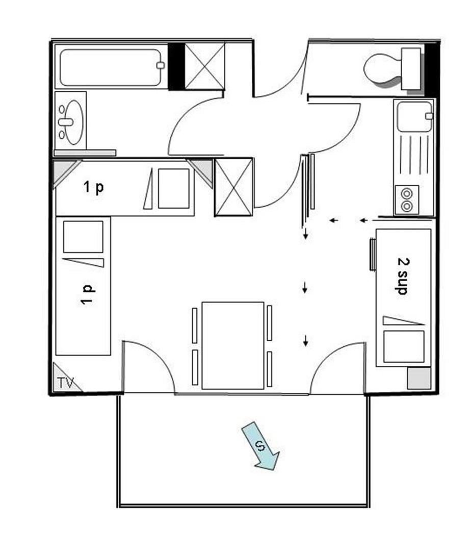 CROIX DU SUD 2* BELLE PLAGNE 2050m