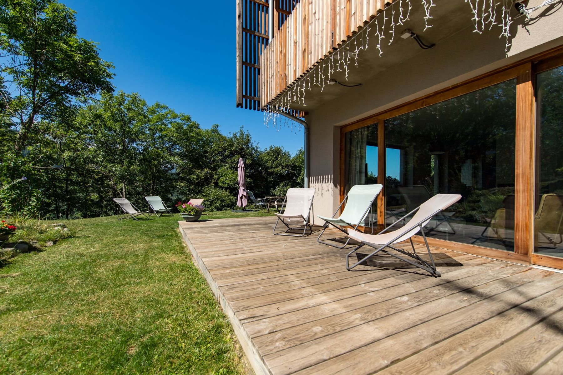 Chalet 4* vue jardin barbecue sauna