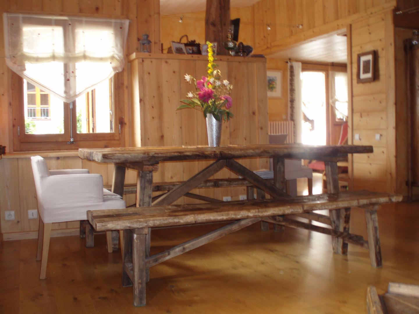 Argentière: loft de charme "Refuge",100 m2, au coeur du vieux village