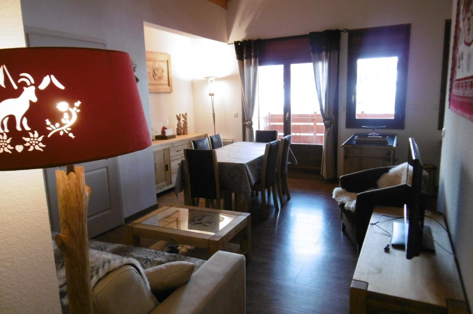 Chalet des Evettes, pieds des pistes, résidence EDELWEISS,