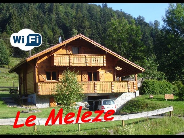 CHALET tout bois pour famille, indépendant, tarif tout compris