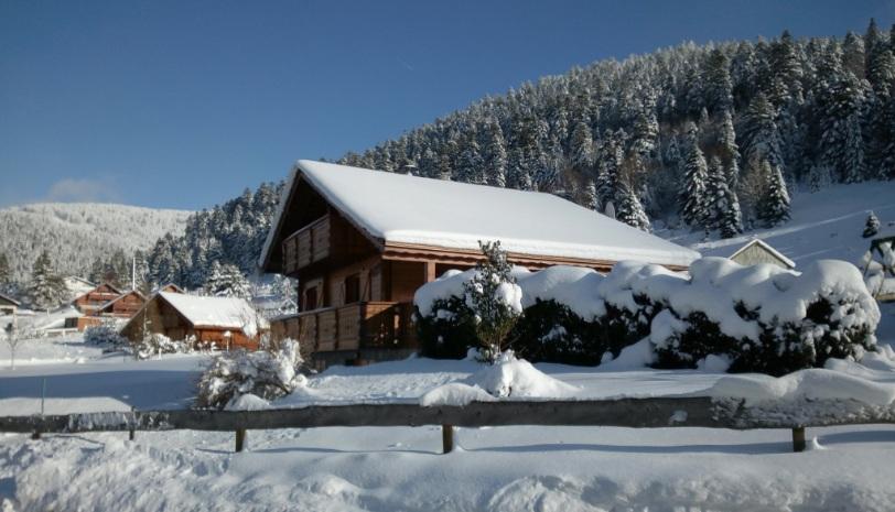 CHALET tout bois pour famille, indépendant, tarif tout compris