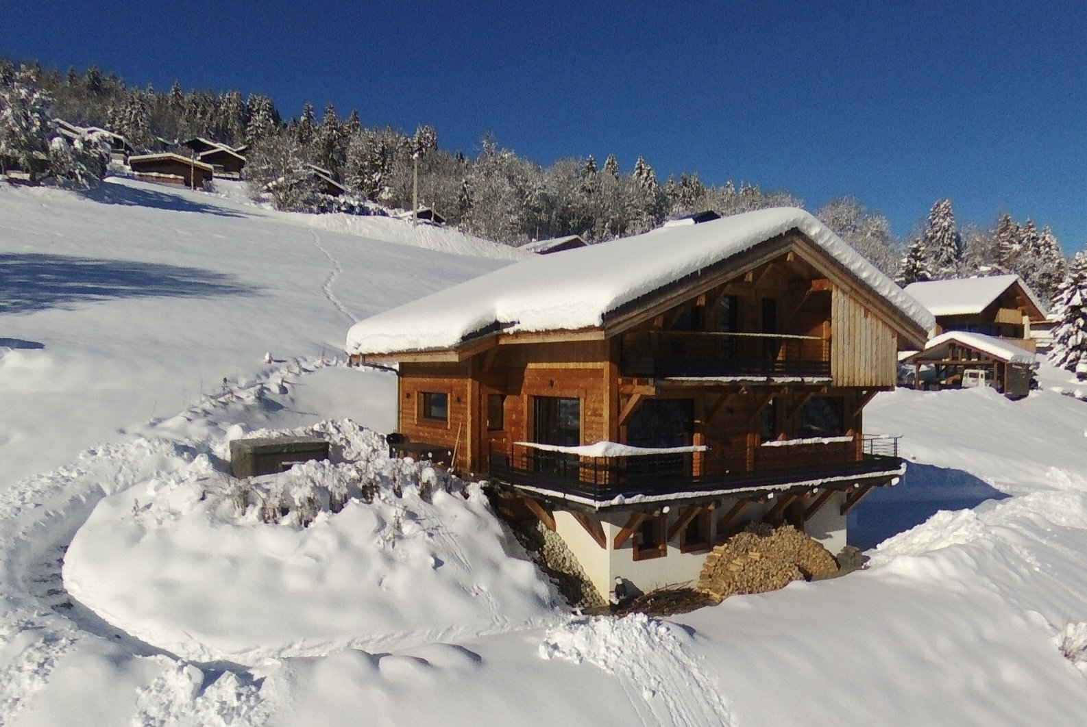 Le Flocon, avec son spa face au Mont-Blanc