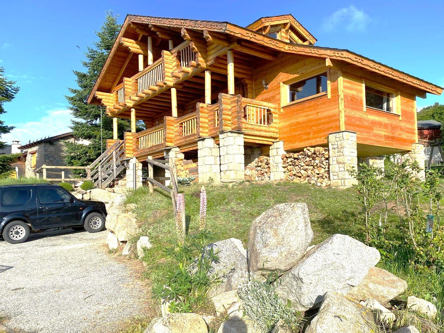 Joli chalet en bois pour 8 personnes à BOLQUERE 