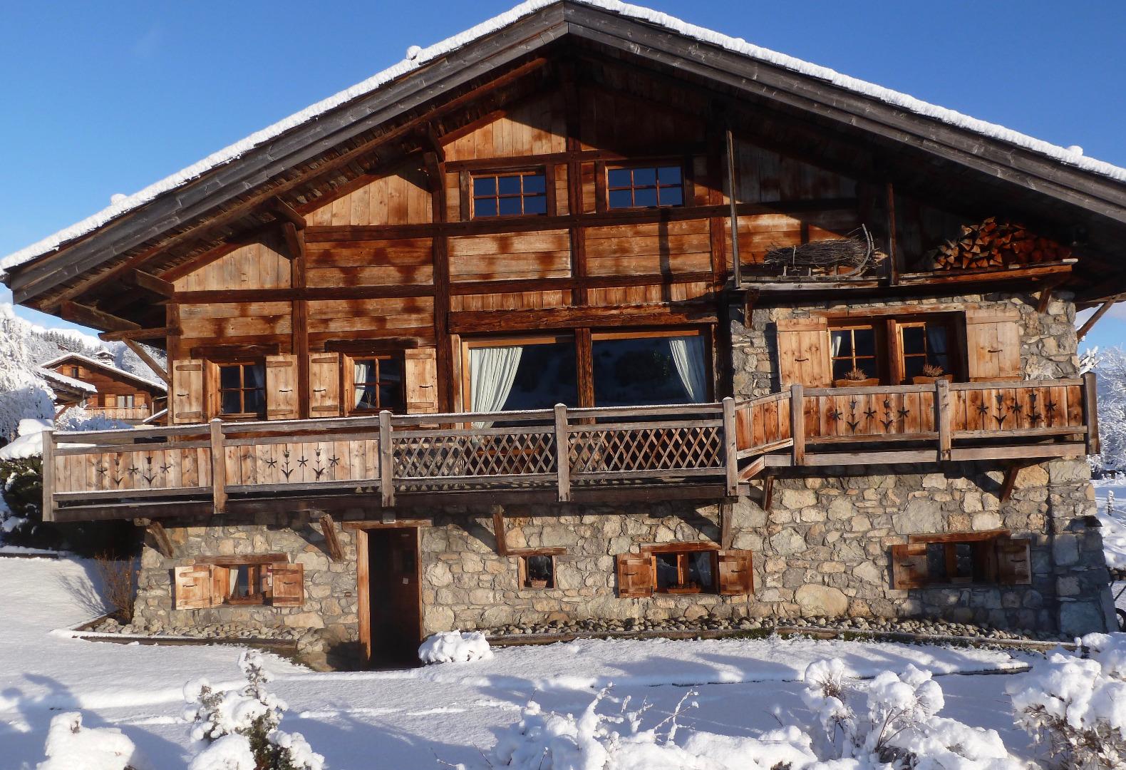 MEGEVE Appart en Chalet - Face au Mont Blanc - 