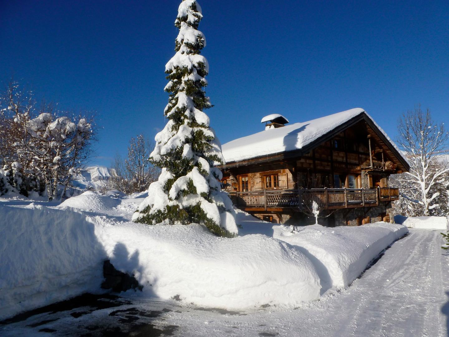 MEGEVE Appart en Chalet - Face au Mont Blanc - 