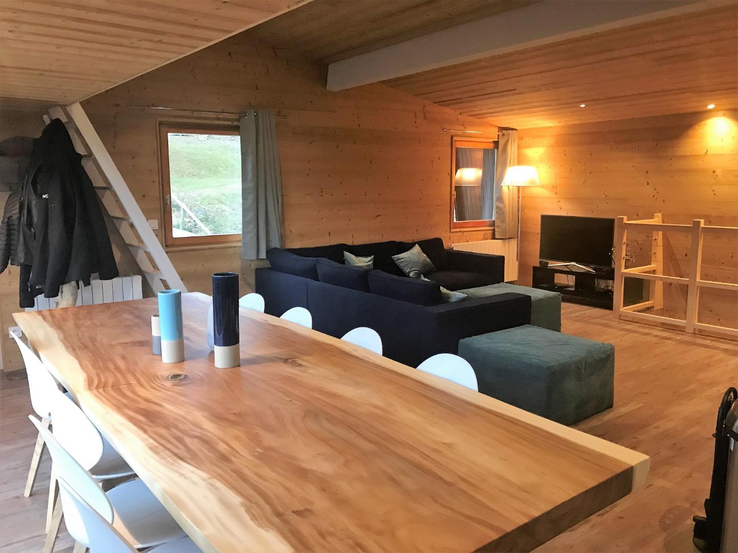 chalet de luxe aux pieds des pistes de ski