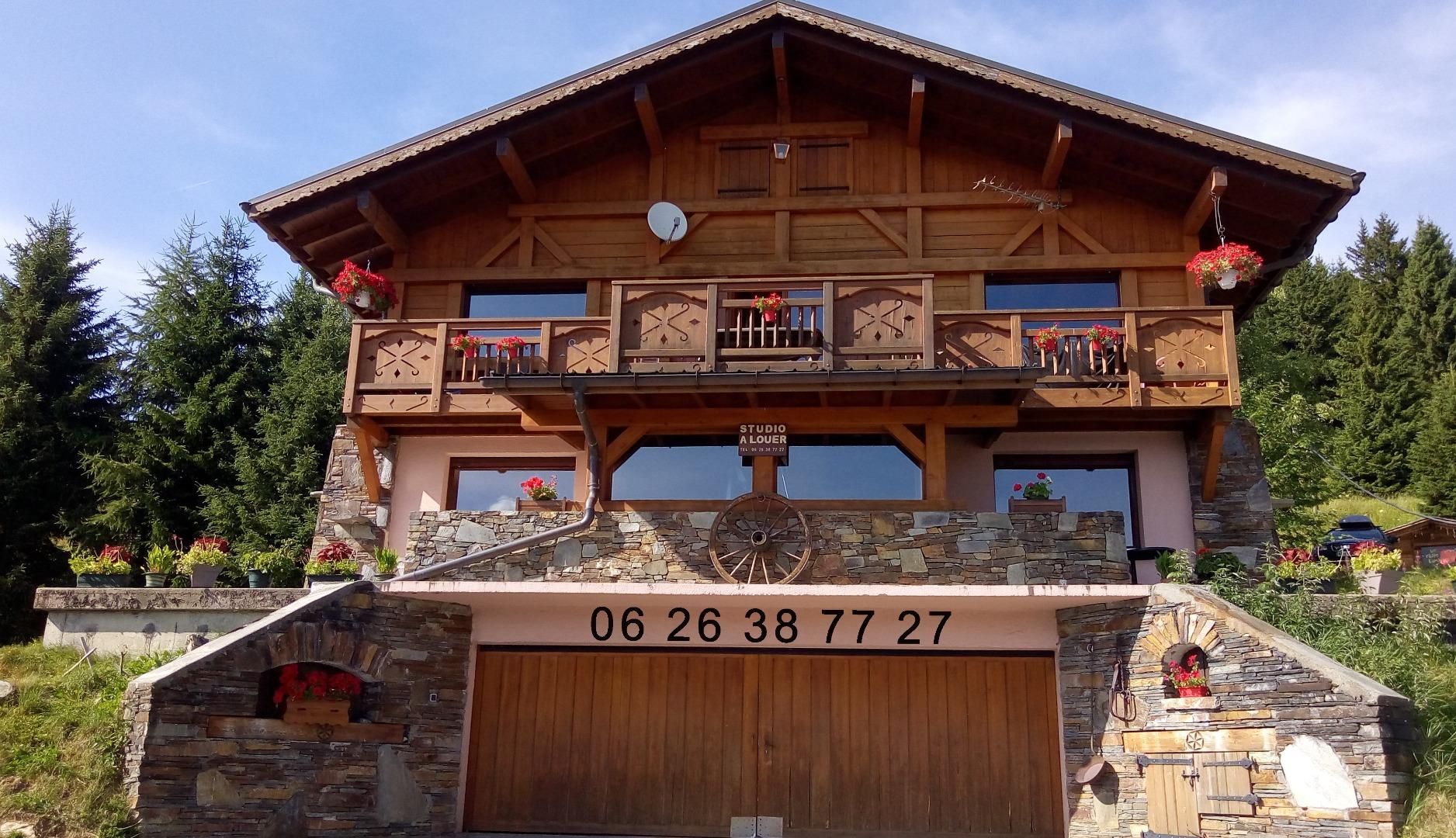 chalet vu de face
