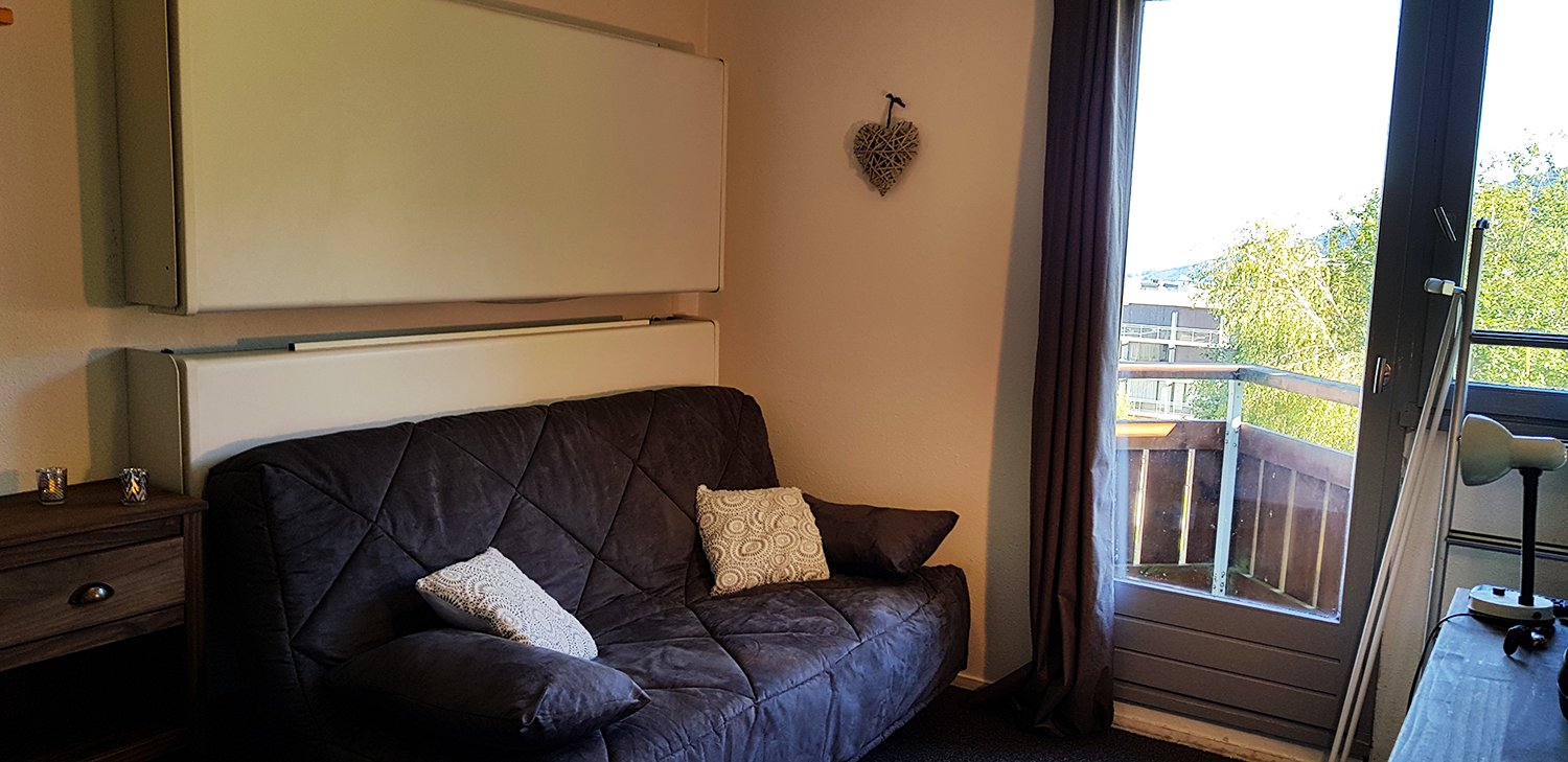 Studio 4 pers. Edelweiss 1, pied des pistes