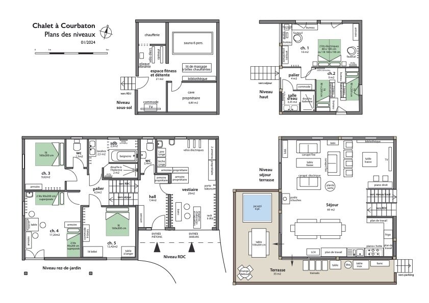 chalet supervue 5 cristaux, 10 personnes
