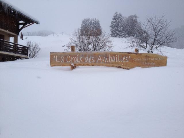 LA CROIX DES AMBAILLES - APPARTEMENT 5/6 PERS. AU PIED DES PISTES !